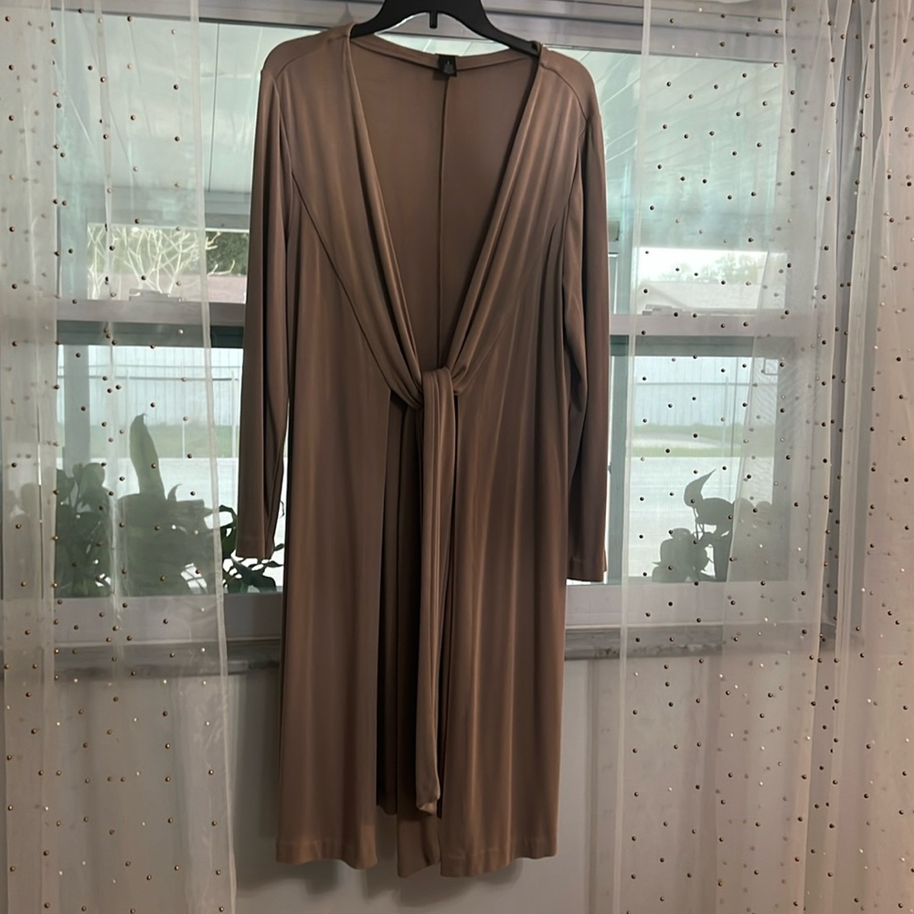 Black label by Chico’s long Duster